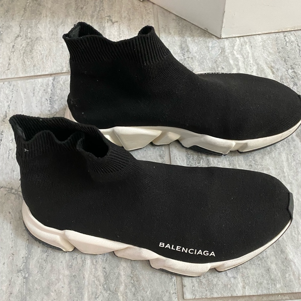 Women's black Balenciaga sneakers